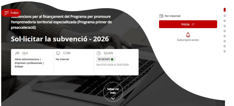 El Govern obre la convocatòria de 7 milions per a l’emprenedoria: claus i terminis per sol·licitar les ajudes