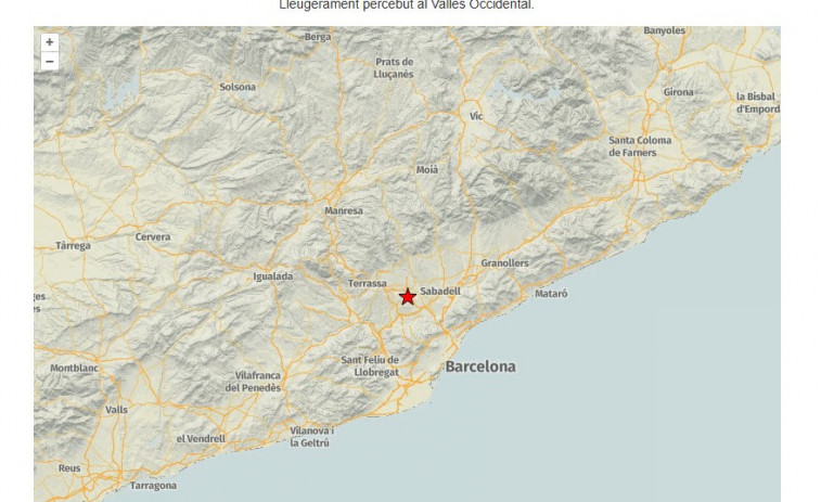 Un terratrèmol de matinada sorprèn Catalunya