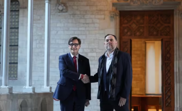 Compte enrere pel nou finançament: Illa i Junqueras escenifiquen un pacte clau per la legislatura