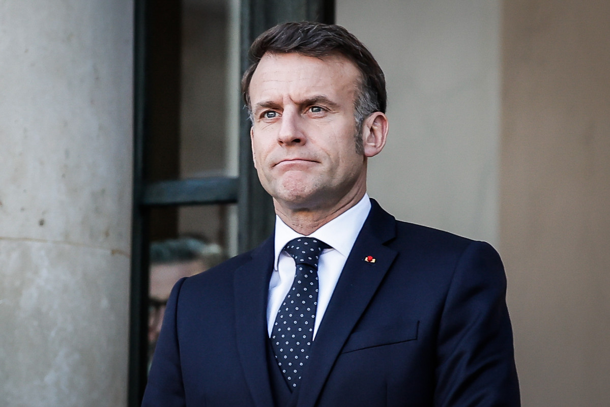 EuropaPress 7220266 january 2026 paris france france french president emmanuel macron at the