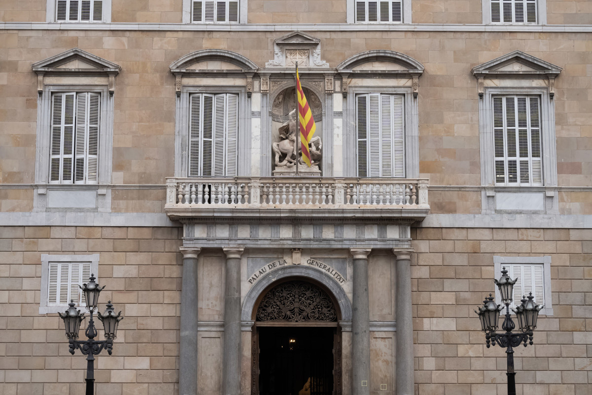 Archivo - Fachada del Palau de la Generalitat, a 22 de febrero de 2024, en Barcelona, Catalunya (España). El Palau de la Generalitat es la sede de la Presidencia y del Gobierno de Cataluña. Se trata