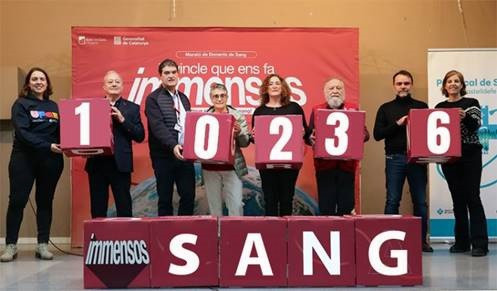 La gran Marató de Donants de Sang de Catalunya 2026 depassa el llindar de les 10.000 donacions