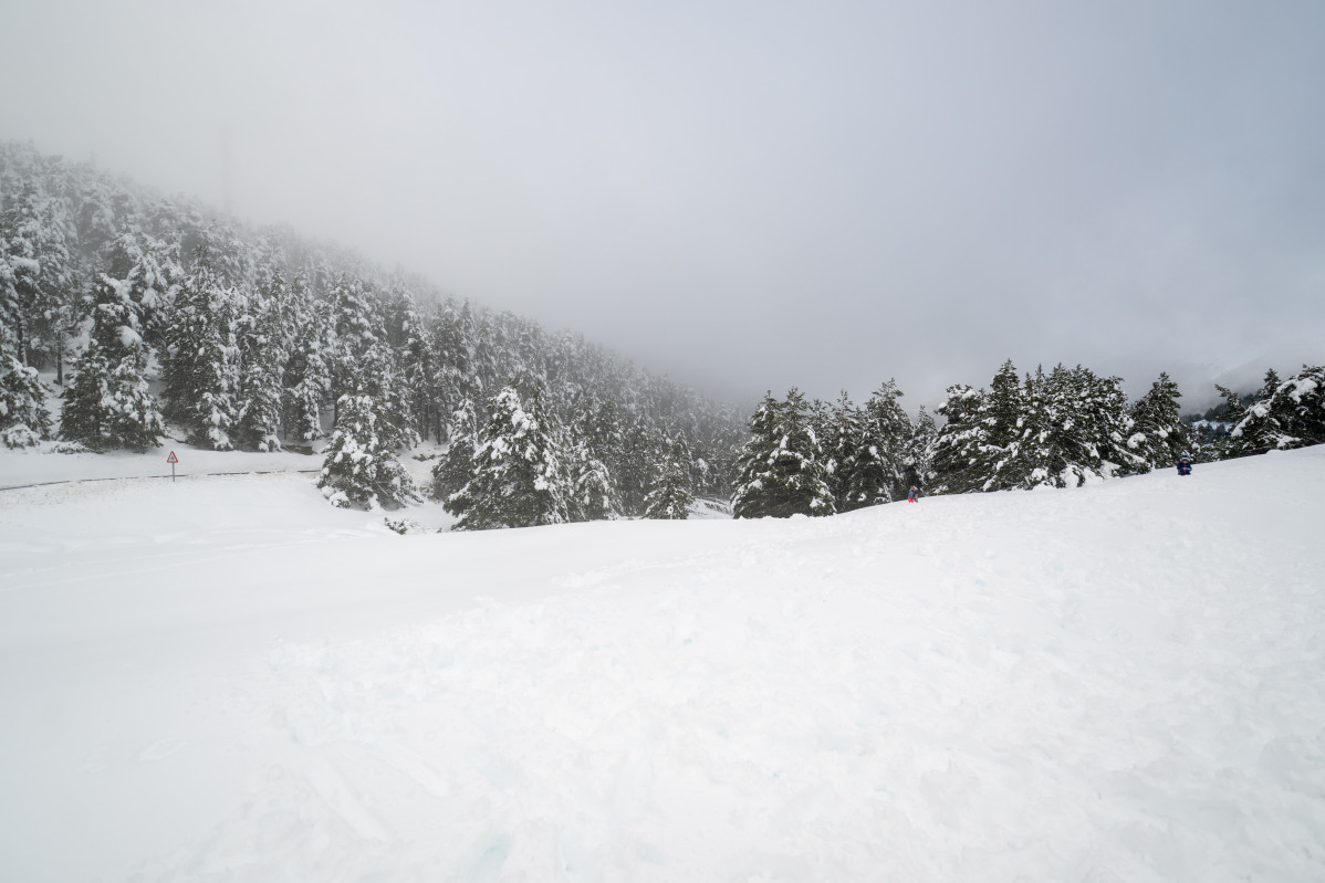 EuropaPress 7188859 estacion esqui molina temporal nieve girona 28 diciembre 2025 girona