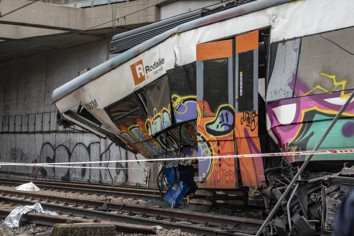EuropaPress 7234046 tren accidentado 21 enero 2026 gelida barcelona catalunya espana ayer