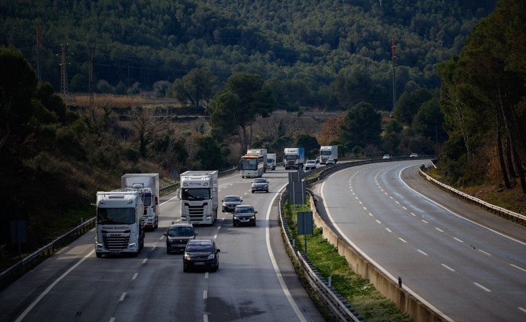 La AP-7 a Martorell en direcció sud reobrirà un dels seus carrils aquest dissabte