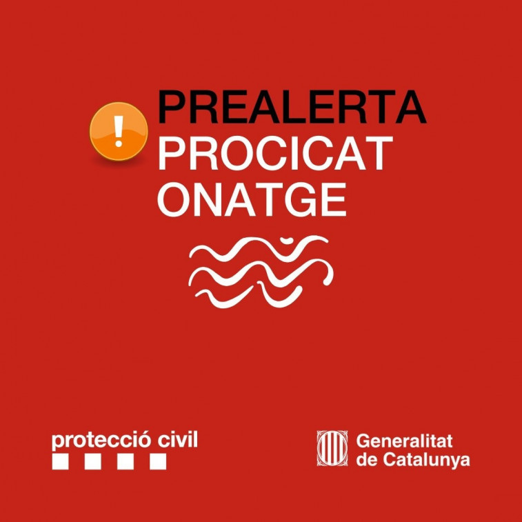 Alerta a Catalunya per previsió de fort onatge el dimarts i dimecres