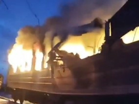 Rússia ataca un tren civil a Ucraïna