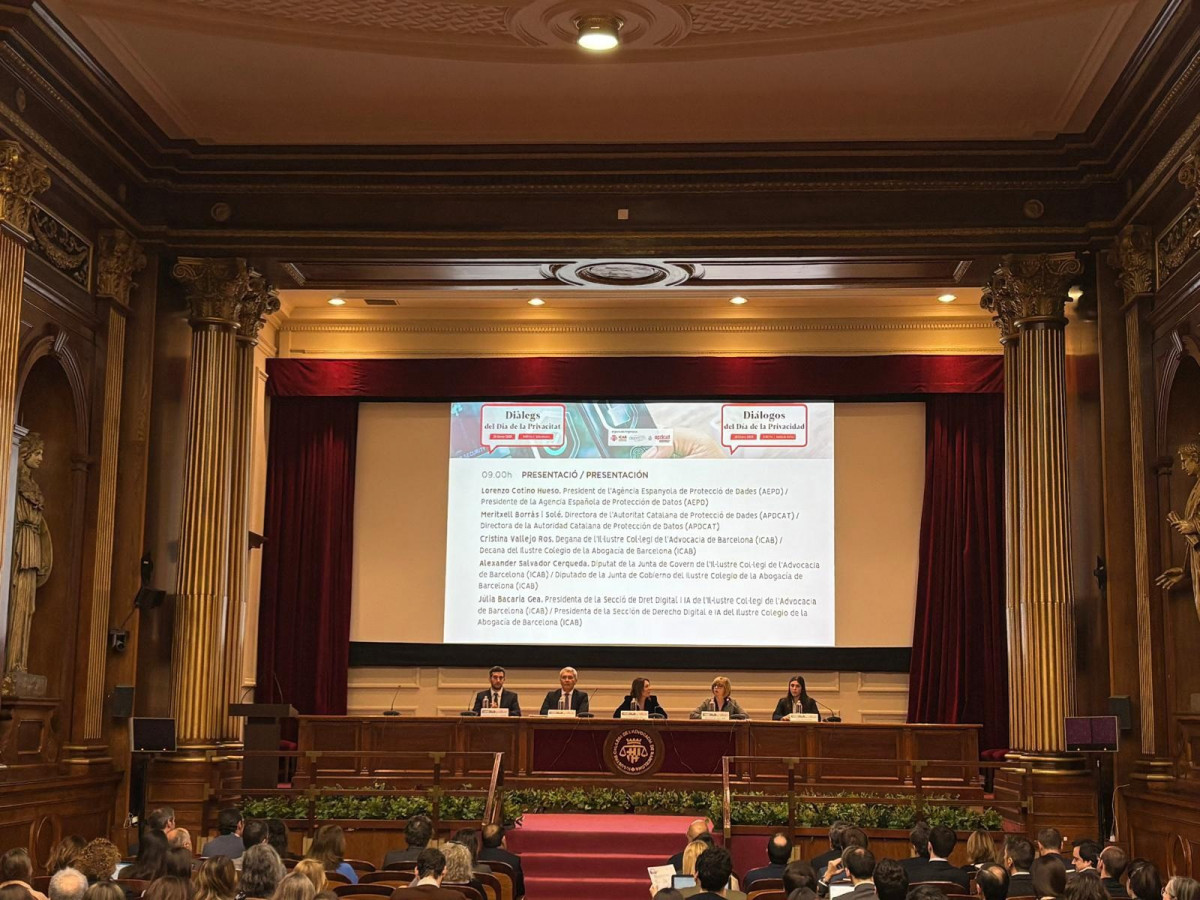 Diálogos en el Día de la Privacidad organizados por el Il·lustre Col·legi d'Advocacia de Barcelona (ICAB)