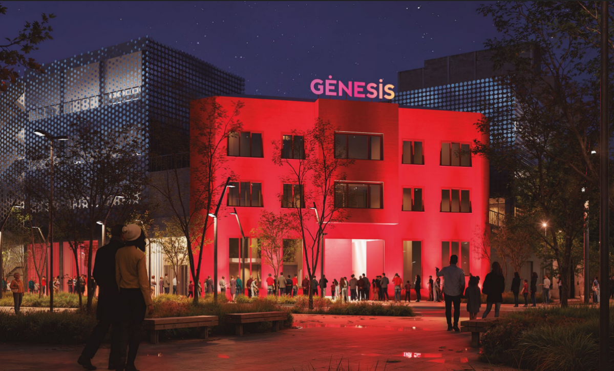 Así será Génesis, escuela y teatro