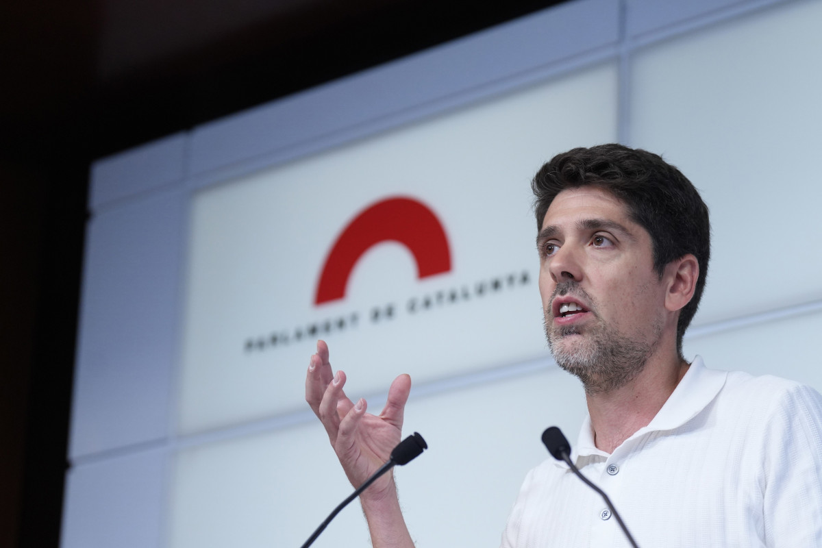 Archivo - El portavoz de Comuns en el Parlament de Catalunya, David Cid, en una imagen de archivo.