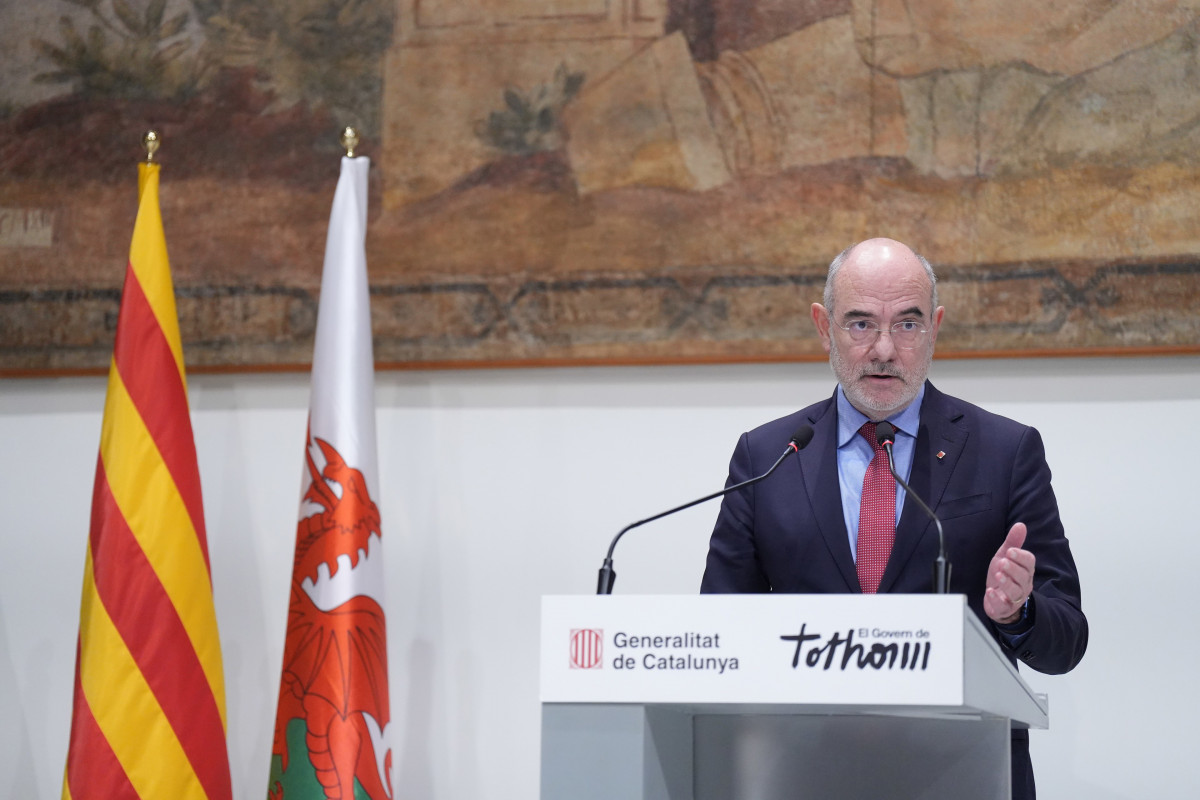 El conseller de la UE y Acción Exterior, Jaume Duch,