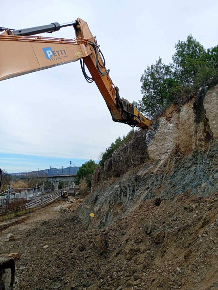 Adif intensifica les reparacions en 31 punts de Rodalies de Catalunya després dels temporals de gener