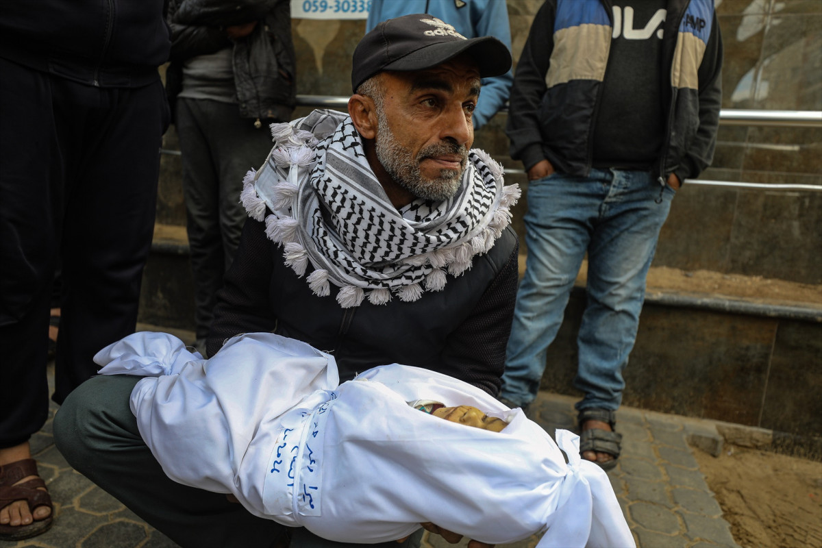 EuropaPress 7264429 04 february 2026 palestinian territories gaza palestinians bid farewell to