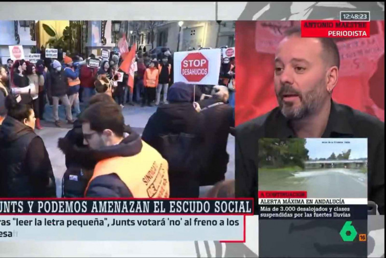 VÍDEO | Maestre incendia el debat sobre l'habitatge: “Ha nascut un nou col·lectiu vulnerable, el petit rendista