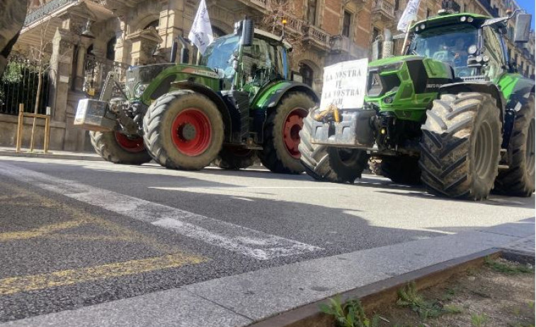 Les marxes de Revolta Pagesa: els tractors entren a Barcelona