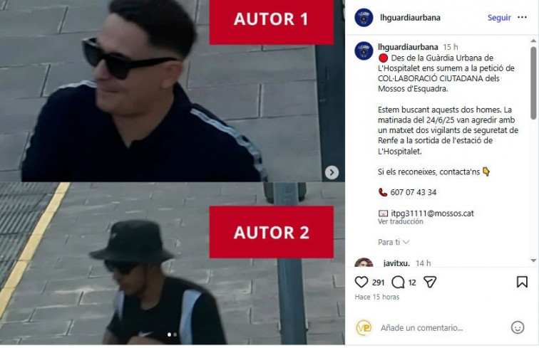Et necessitem: la Guàrdia Urbana demana ajuda per a identificar als agressors