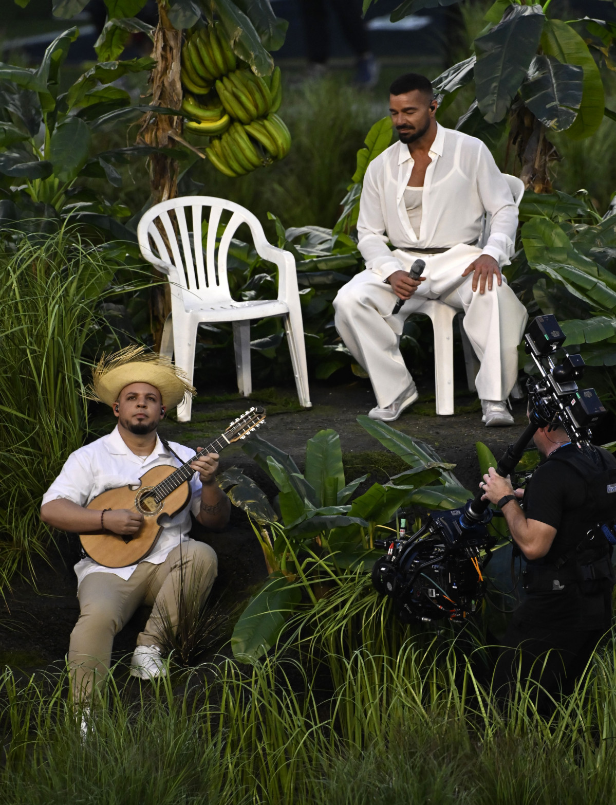 EuropaPress 7276062 bad bunny super bowl halftime show with ricky martin puerto rican singer