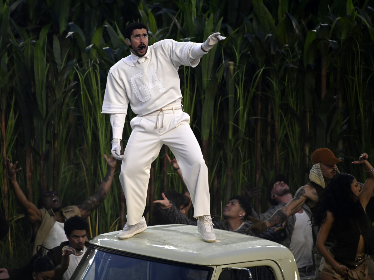 EuropaPress 7276053 bad bunny super bowl halftime show during the nfl super bowl 60 lx football