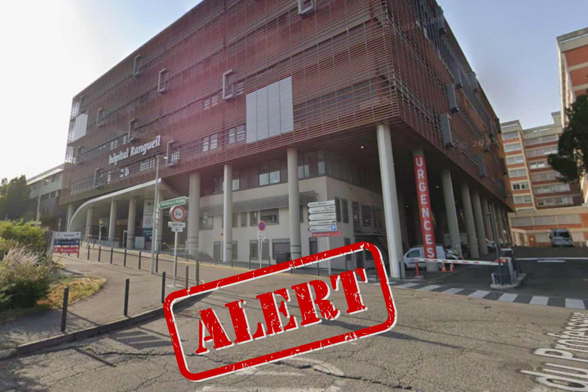 Alerta, Hospital Rangueil de Tolouse   GOOGLE MAPS   CANVA