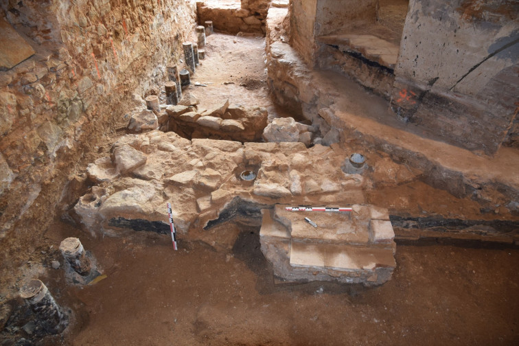 Les obres del nou CAP Raval Nord de Barcelona deixen al descobert un jaciment del segle XIV