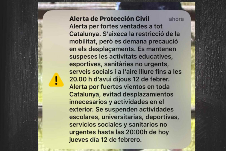 Confusió a Catalunya: l'És-Alert aixeca les restriccions en català però no en castellà