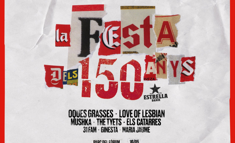 Estrella Damm celebra 150 anys amb concerts de Oques Grasses, Love of Lesbian i Mushka