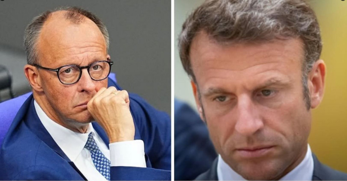 Friedrich Merz y Emmanuel Macrón