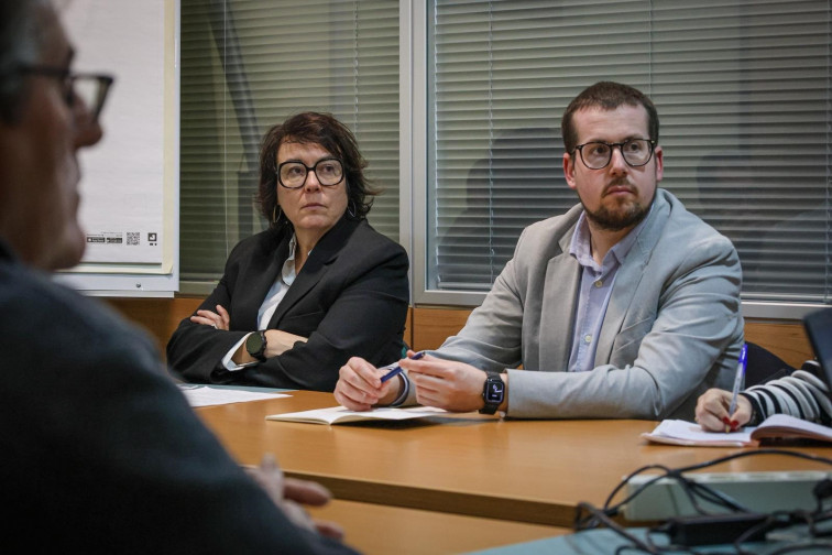 Riba en su visita a Alcanar