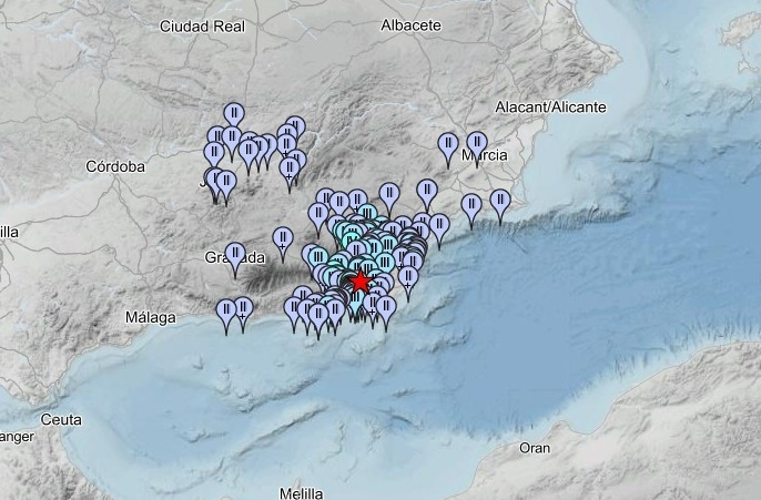 Matinada de sismes a Almeria: un terratrèmol de 4,3 en Tavernes provoca una desena de rèpliques