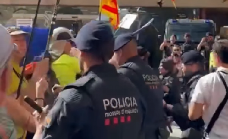 Arxivada la causa contra un activista de l'ANC: el jutge conclou que l'impacte a l'agent va ser fortuït