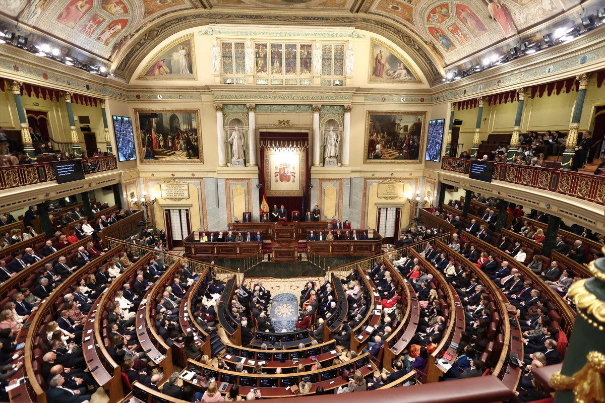 EuropaPress 7299992 hemiciclo acto institucional constitucion mas longeva congreso diputados 17