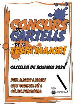 Castellví busca el cartel estrella de su Festa Major: solo podrán participar alumnos de 5º y 6º