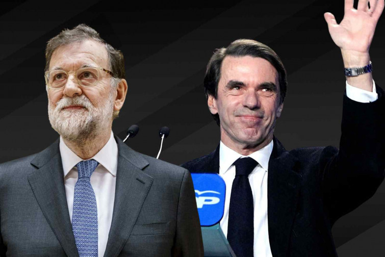 Mariano Rajoy y José María Aznar   EP   CANVA