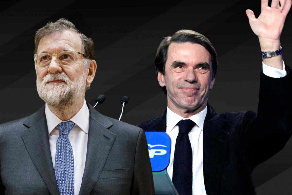 Mariano Rajoy y José María Aznar   EP   CANVA