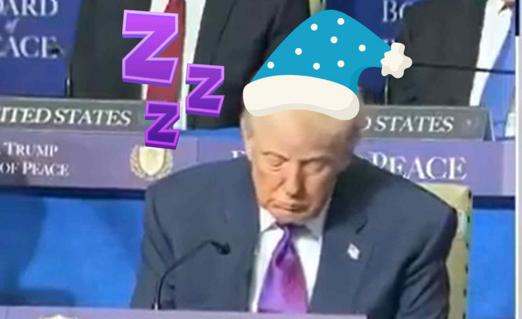 VÍDEO | Trump s'adorm al seu propi esdeveniment sobre la pau: la migdiada més comentada