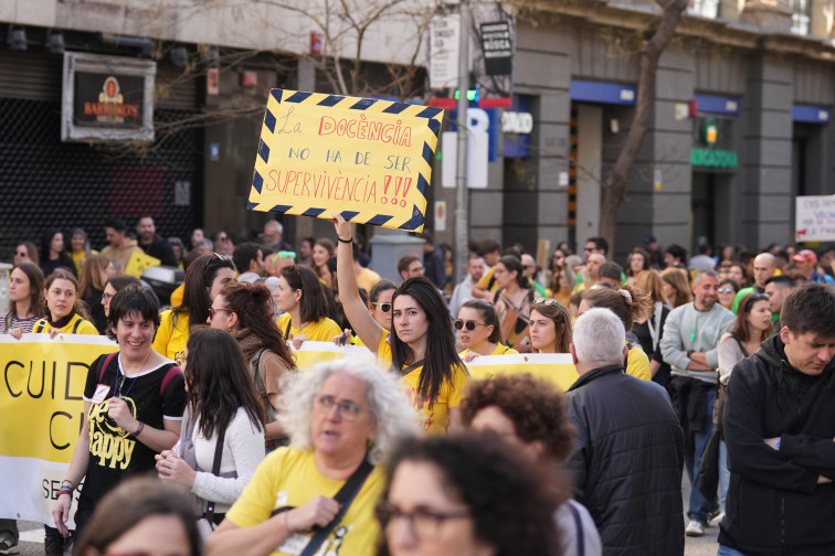 Vaga d'escoles a Catalunya: docents rebutgen la proposta del Govern i mantenen les aturades al març