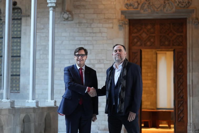 EuropaPress 7205556 presidente generalitat salvador illa reune presidente erc oriol junqueras