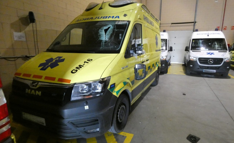 Dos detinguts a Girona per causar danys valorats en 400.000 euros a 14 vehicles sanitaris