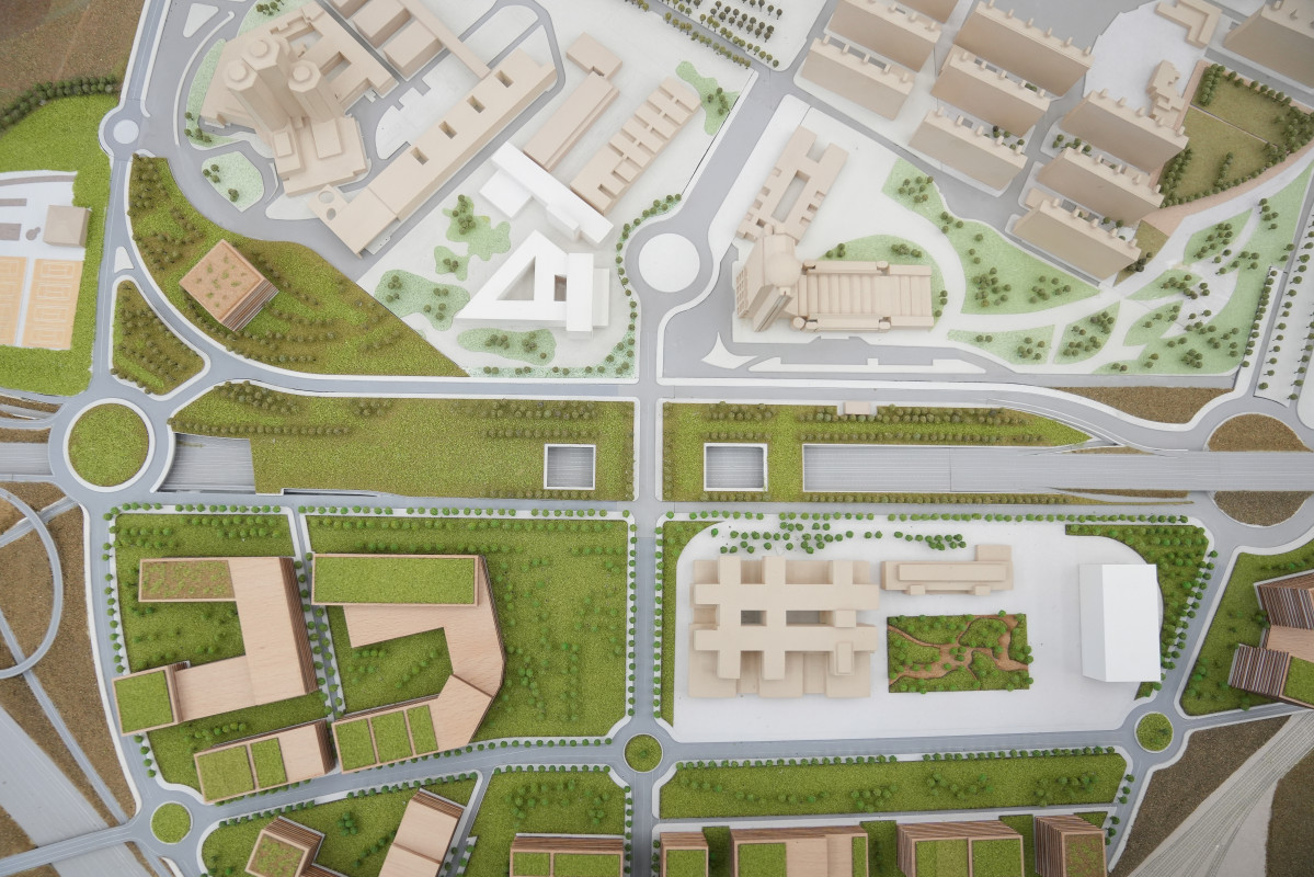 EuropaPress 7163658 maqueta plan soterramiento granvia lhospitalet 11 diciembre 2025 barcelona