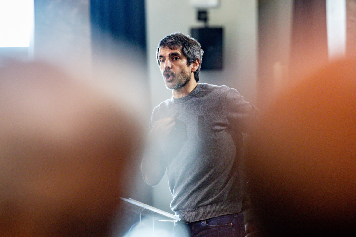 Archivo - El ministro de Cultura, Ernest Urtasun en un acto en Madrid.