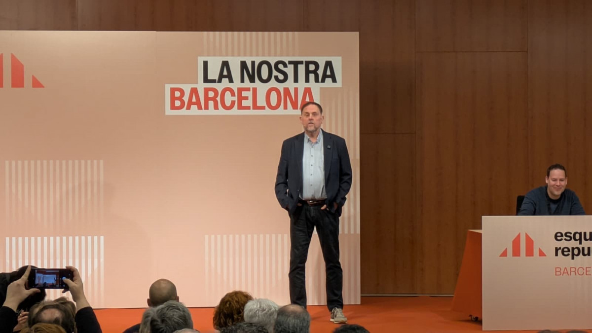 El presidente de ERC, Oriol Junqueras