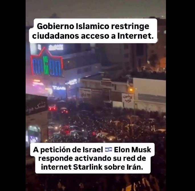 Vídeo: Elon Musk subministra connexió de Starlink enmig de l'apagada d'internet a l'Iran