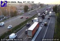 Importantes retenciones en los accesos a Barcelona desde el Baix Llobregat en plena hora punta