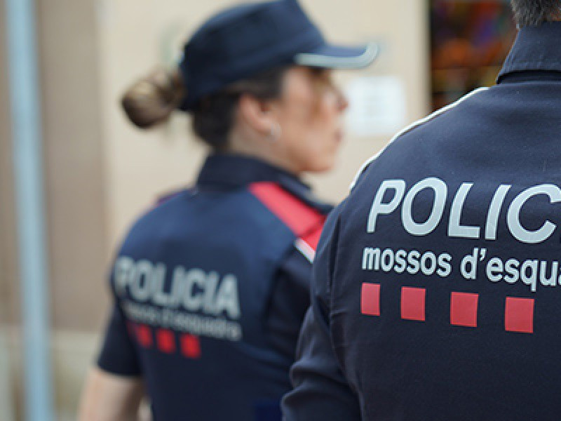 Agentes de los Mossos d'Esquadra