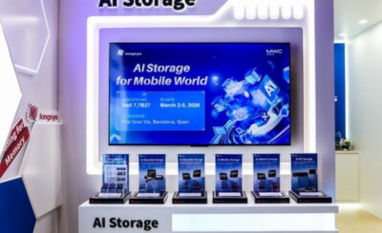 Longsys presenta al MWC 2026 les solucions d'emmagatzematge amb IA per a mòbils, wearables i PC