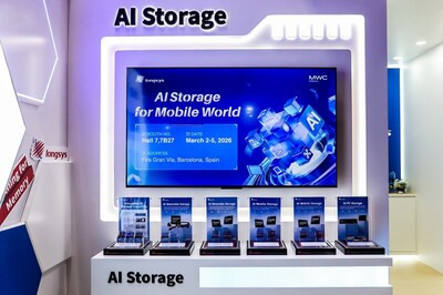 Longsys presenta al MWC 2026 les solucions d'emmagatzematge amb IA per a mòbils, wearables i PC