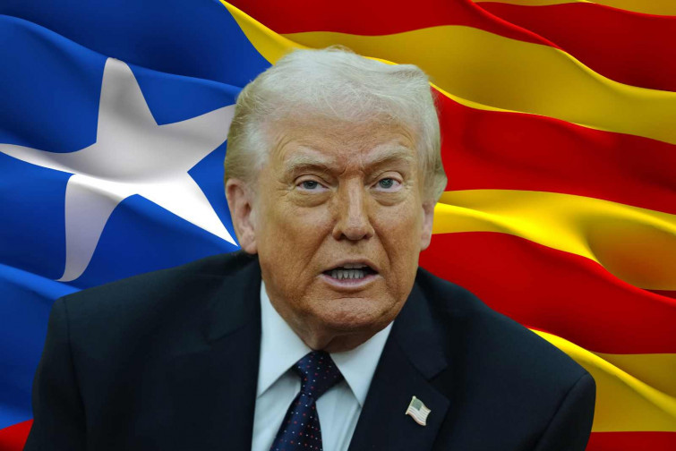 Independentistes catalans radicals aplaudeixen a Trump: 