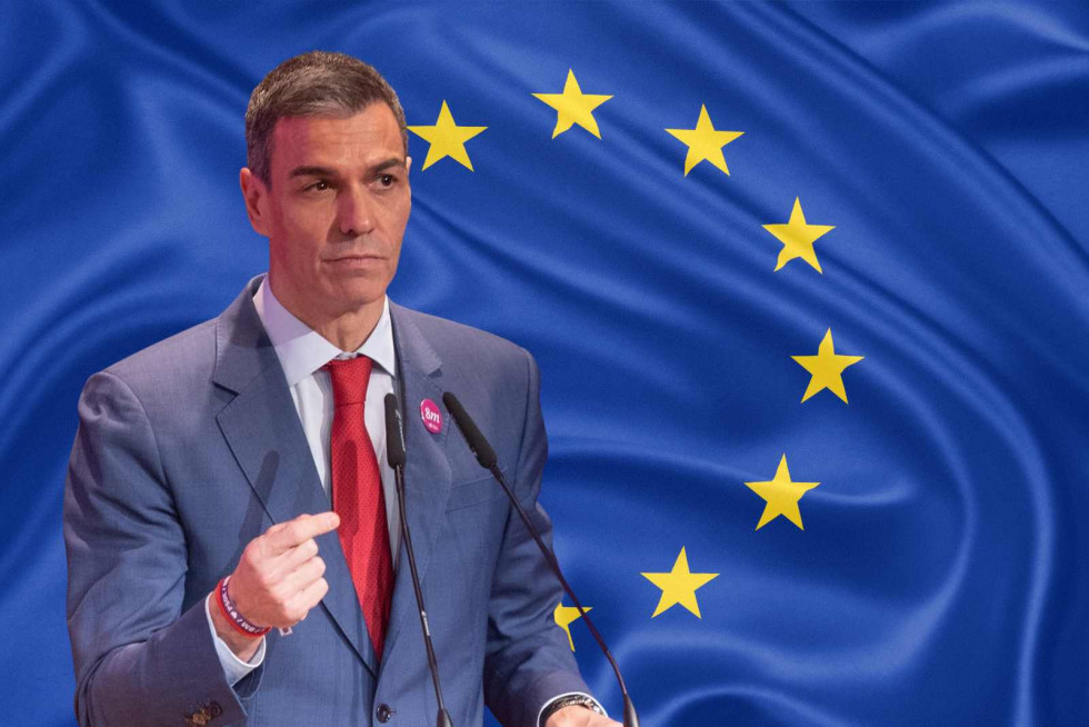 Pedro Sánchez, UE   CANVA