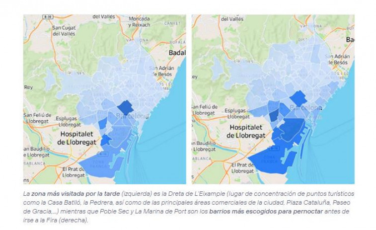 L'eina Smart Steps confirma que la Dreta de l’Eixample és la zona d'oci més visitada en sortir del MWC