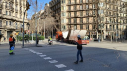 Así avanza el montaje de la tuneladora para unir el Baix y el Vallès con FGC
